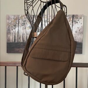 Healthy Back Bag Multi-Pocketed Brown Color Size 17” UNISEX